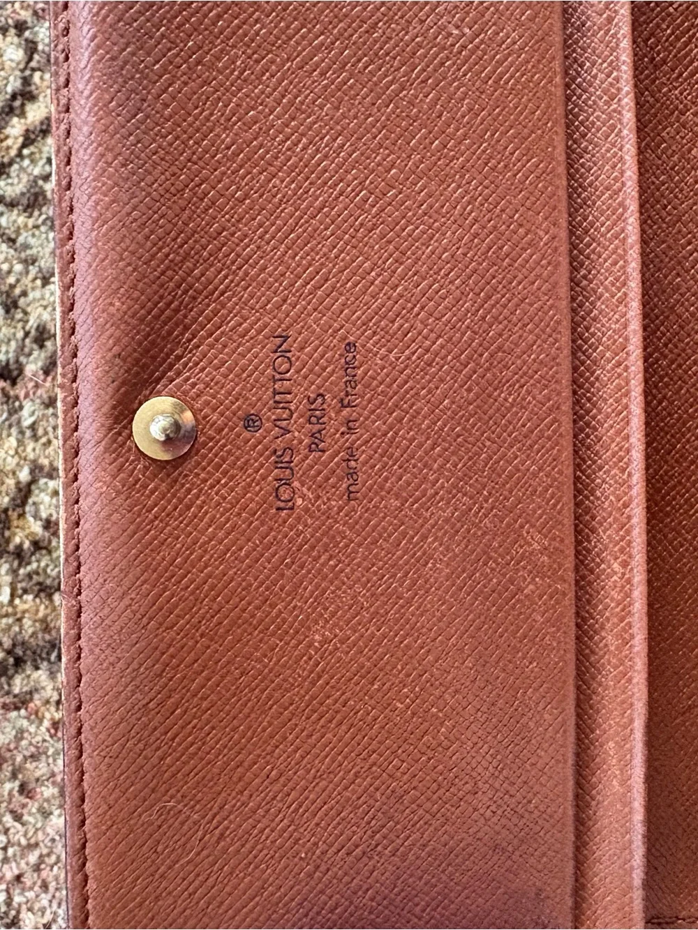 Louis Vuitton Monogram Continental Wallet in Brown